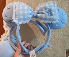 HKDL Authentic Dinsey Alice in Wonderland 75th Anniversary Minnie Ear Headband picture