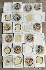 Disney Winnie The Pooh & Friends 3D Collectors Plates Lot of 12 New Bradford Exc picture