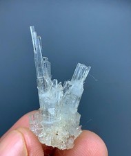 15 Carat Aquamarine Crystal Bunch Specimen From Skardu Pakistan  picture