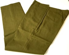 WWII US ARMY INFANTRY M1937 WOOL FIELD TROUSERS-3XLARGE 44 WAIST picture
