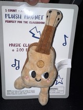 Cute Plush Guitar Magnet Kawaii Fridge Locker Decor picture