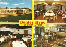 NICE PHOTO POSTCARD RESTAURANT BOEHLER KRUG ST.PETER -ORDING  GERMANY picture