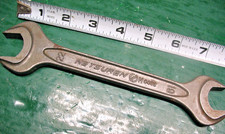 NETSUREN   JIS B 4630 OPEN END 22 X 19 mm M14 M12  H4492  MACHINIST WRENCH JAPAN picture