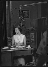 Photo:Betty White NBC Studio Portrait 1950s Desk Microphone picture