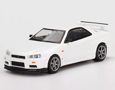 1/64 TSM Model Nissan Skyline GT-R R34 V-Spec N1 White MGT00397-R picture