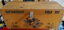 VTG Mattamuskeet Wooden Field Box Crate Sportsman Box w/ Tray 23