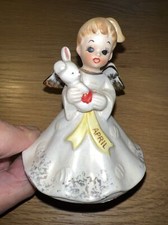 vintage Norcrest F15 April Blond Angel Figurine - Japan picture