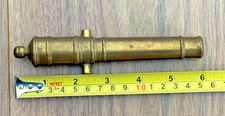 Vintage Brass Miniature Cannon 6
