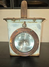 Pre-owned WWII NAVY SHIP BATTERY LANTERN 5293-L-5 TYPE J-I DELTA ELECTRIC USA picture