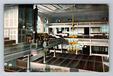 Boston, MA-Massachusetts, Old South Church Interior Antique, Vintage Postcard picture