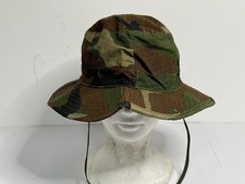 Vintage 1986 US Military Camo Jungle Type II 2 Ripstop Boonie Hat Cap Size 7 1/4 picture