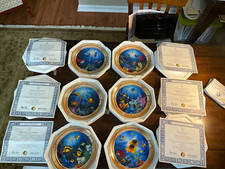 Royal Doulton Mysteries of the Reef Limited Edition Bone China Plates COAs picture