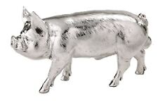 Silver LARGE PIG Model - Fully Hallmarked Sterling Silver picture