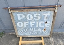 Antique Original Early 20C Richland GA Post Office 36