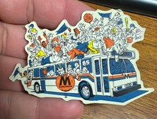 Vintage 1991 Metropolitan Suburban Bus Authority MSBA Roadeo Transit Bus Pin picture