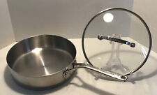 KitchenAid 9” Covered Fry Pan Tri-Ply  Clad Base Stainless Steel Cookware 3 Qt. picture