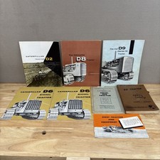 Caterpillar Tractor Brochure Lot 1950s 60s VTG D2 D6 RD8 D7F D8 D9 DW21 picture