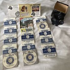 Vintage Sawyers View Master Stereoscope Black 1940s with 14 Reels. picture