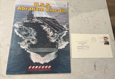 1995 U.S.S. Abraham Lincoln CVN-72 By Barry Smith & Christening FDC 1983 picture