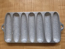 Rare Wagner Tea Size Krusty Korn Kobs Cornbread Aluminum Cornstick Pan #459 picture