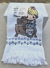 NEW Vintage 1990 Precious Moments Dish Towel Cookies picture