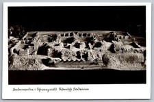 Roman Ruins Aerial View Badenweiler Black & White Horizontal RPPC picture