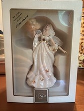 Lenox My Own Guardian Angel JANUARY Birthstone Birthday Gift Figurine New In Box picture
