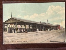 Railroad Station Old Orchard ME York Co Divided Back Postcard Unposted picture