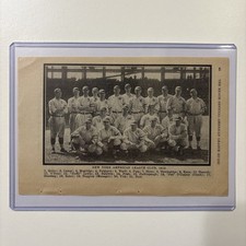 1919 New York Yankees Team Picture & Ray Chapman Rare Antique Baseball Dead-Ball picture