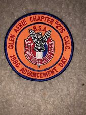 Boy Scout 1986 NESA Chapter National Eagle Clinton Valley Council Michigan Patch picture