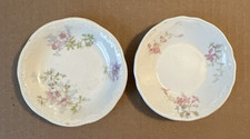 2 Vintage Mismatched Purplish Floral 3