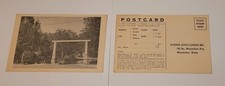 2 Vintage Avenue Auto Courts Wenatchee Washington Cottage Reservation Postcards picture