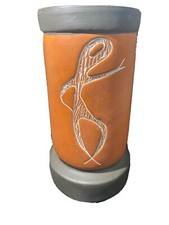 Leopoldo de Mexico Mid Century Mexican Sgrafitto Pottery Vase picture