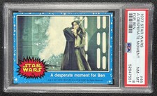 A DESPERATE MOMENT FOR BEN PSA 8 1977 TOPPS STAR WARS #46 7551 picture
