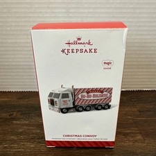 Christmas Hallmark Magic Sound Christmas Convoy Ornament 5-5-418 picture