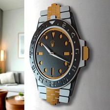 Luxury Chronograph Style Handmade Wall Clock, Wrist Watch Inspired Design, La... picture