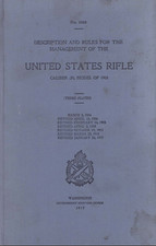 85 Page U.S. 1917 Handbook Rifle, Caliber .30, Model 1903 Manual on Data CD picture