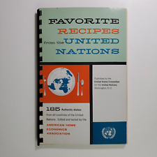 Vintage 1959 Favorite 185 Recipes Cookbook United Nations NO Reserve picture