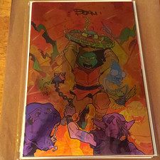 SIGNED D'Orc #6 Virgin Foil Variant Cover Enid Balam SIGNED by Brett Bean w/COA  picture