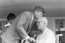 President John F Kennedy with family circa 1960s Historic 1960s Old Photo picture