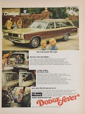 1968 Print Ad Dodge Coronet 500 Station Wagons Happy Family picture