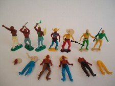 Old Rare Ferrero Kinder Ü-Ei Lot Cowboys & Indians Figurines Indianer -for Parts picture