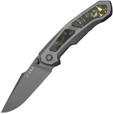 Kizer Feweed Folding Knife Toxic Storm Ti/Fat Carbon Handle S35VN Ki3694A2 picture