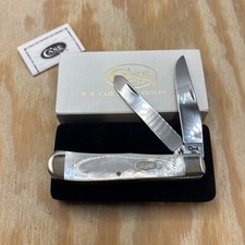 Vintage Case XX 1997 Mother Of Pearl 8254 Trapper Knife With Shield MIB picture