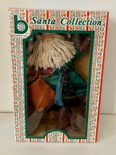Vintage 1991 Brinn’s Christmas Collection Woodland Santa Claus Doll w/Orig. Box picture