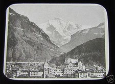 Glass Magic lantern slide INNSBRUCK C1890 SWITZERLAND L66  picture