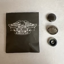 Harley Davidson OEM Leather Jacket Vest Replacement Snap Button Repair Fastener picture