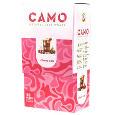 Camo Wraps Natural Leaf Cherry Cola Herbal Rolling (Full Box of 25 Pouches) picture