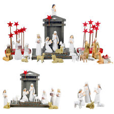 20pcs Nativity Figures Statue Hand Painted Decor Christmas Gift People picture