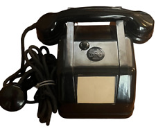 Tesla T52 Secure Telephone Black Vintage Czechoslovakia Military 1950’s-1960’s picture
